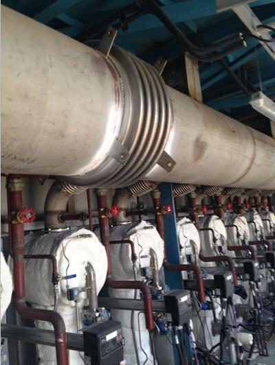 馬鋼合肥120萬噸冷軋薄板（bǎn）項目波紋補償器安裝現場